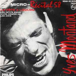 Yves Montand - Micro-Récital 58 (N°1) mp3