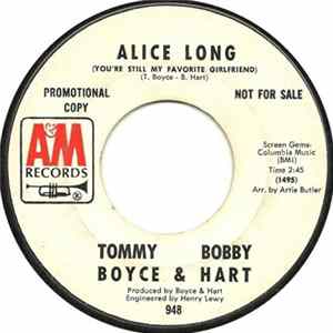 Tommy Boyce & Bobby Hart - Alice Long (You're Still My Favorite Girlfriend) mp3