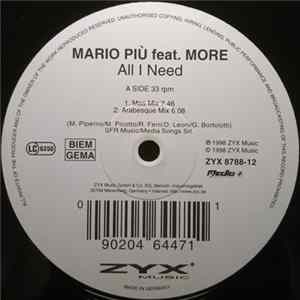 Mario Più Feat. More - All I Need mp3