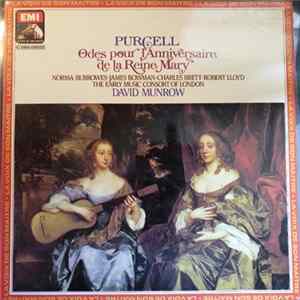 Purcell - Norma Burrowes • James Bowman • Charles Brett • Robert Lloyd • The Early Music Consort Of London • David Munrow - Odes Pour L'anniversaire De La Reine Mary mp3