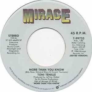 Toni Tenille - More Than You Know mp3