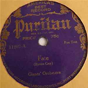 Glantz' Orchestra / Broadway Melody Makers - Fate / Aggravatin' Papa mp3