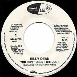 Billy Dean - You Don't Count The Cost mp3
