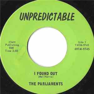 The Parliaments - I Found Out mp3