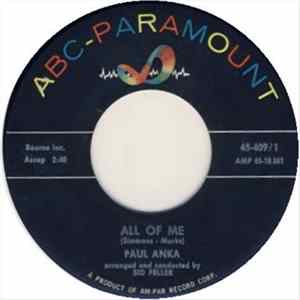 Paul Anka - All Of Me / I'm Coming Home mp3