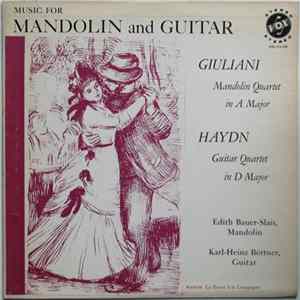 F.G. Giuliani / Haydn - Edith Bauer-Slais, Karl-Heinz Böttner - Music For Mandolin And Guitar mp3