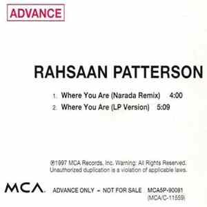 Rahsaan Patterson - Where You Are mp3