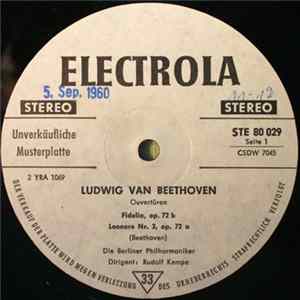 Ludwig van Beethoven, Rudolf Kempe / Berlin Philharmonic Orchestra - Ouvertüren mp3