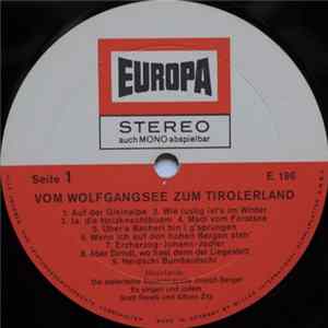 Die Steierische Bauernkapelle Joseph Berger - Vom Wolfgangsee Zum Tirolerland mp3