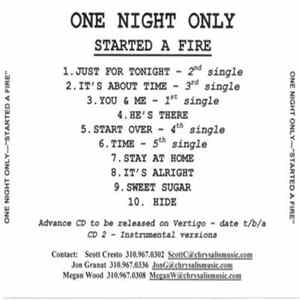 One Night Only - Started A Fire mp3