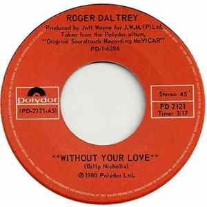 Roger Daltrey - Without Your Love / Escape Part 1 mp3