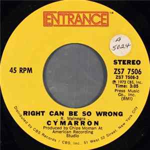 Cymarron - Right Can Be So Wrong mp3