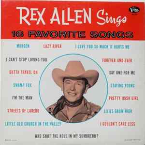 Rex Allen - Rex Allen Sings 16 Favorite Songs mp3