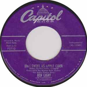 Ben Light - Ida! Sweet As Apple Cider / Way Down Yonder In New Orleans mp3