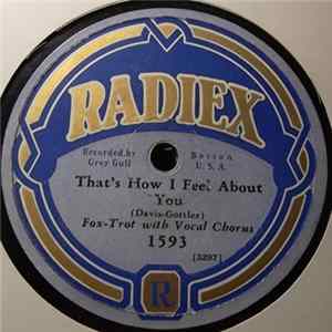 Unknown Artist - That's How I Feel About You / Save Your Sorrows mp3