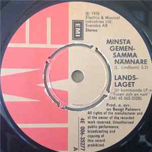 Landslaget - Minsta Gemensamma Nämnare mp3