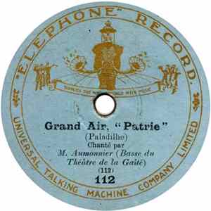M. Aumonnier - Cavati / Grand Air "Patrie" mp3