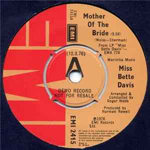 Bette Davis - Mother Of The Bride mp3