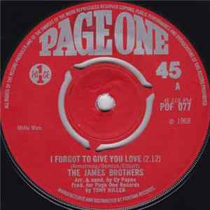 The James Brothers - I Forgot To Give You Love / The Truth About It mp3