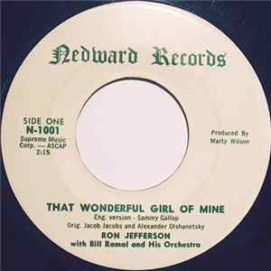 Ron Jefferson With Bill Ramal And His Orchestra - That Wonderful Girl Of Mine mp3