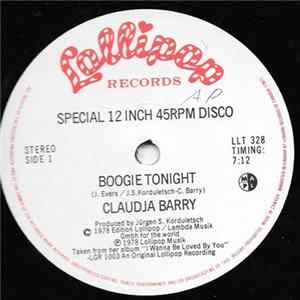 Claudja Barry - Boogie Tonight / Sunshine Love mp3