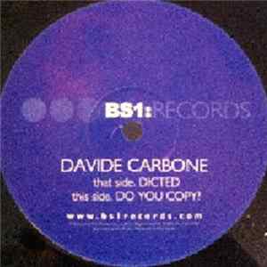 Davide Carbone - Dicted / Do You Copy? mp3