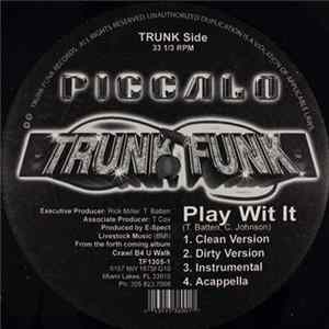 Piccalo - Play Wit It / No Brakes mp3