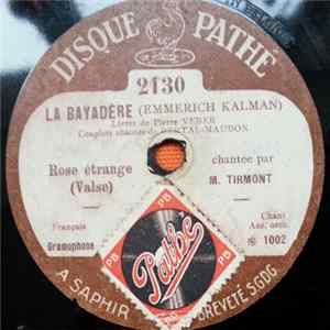 M. Tirmont - La Bayadère mp3