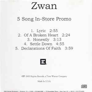 Zwan - 5 Song In-Store Promo mp3