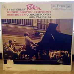 Sviatoslav Richter, Munch, Boston Symphony / Beethoven - Concerto No. 1 / Sonata Op. 54 mp3