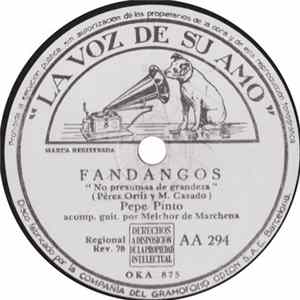 Pepe Pinto - Fandangos "No Presumas De Grandeza"/ Recuerdo A Los Hermanos Quintero mp3
