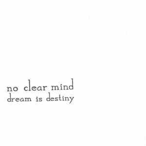 No Clear Mind - Dream Is Destiny mp3