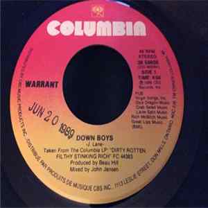 Warrant - Down Boys mp3