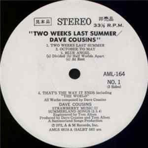 Dave Cousins - Two Weeks Last Summer mp3