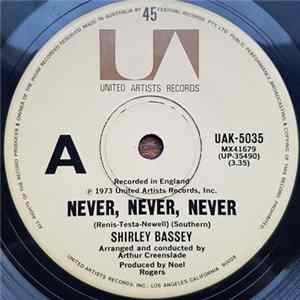 Shirley Bassey - Never, Never, Never / Day By Day mp3