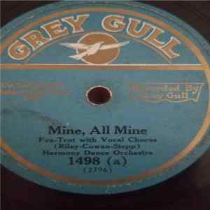 Harmony Dance Orchestra / Paul Bolognese And His Orchestra - Mine, All Mine / Sitting On The Edge Of A Rainbow mp3