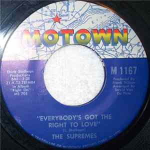 The Supremes - Everybody's Got The Right To Love mp3