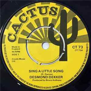 Desmond Dekker - Sing A Little Song mp3