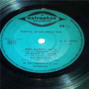 G. Fallabrino E Il Suo Complesso - Festival Di San Remo 1959 mp3