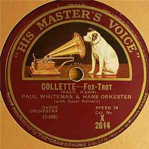 Paul Whiteman & Hans Orkester / B.F. Goodrich Silvertown Cord Orchestra - Collette / Charmaine mp3