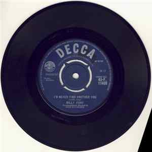 Billy Fury - I'd Never Find Another You mp3