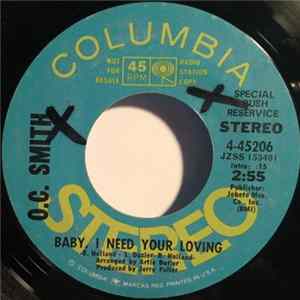 O.C. Smith - Baby, I Need Your Loving mp3