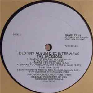 The Jacksons - Destiny Album Disc Interviews mp3