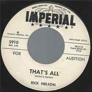 Rick Nelson - That's All mp3