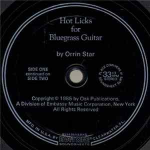 Orrin Star - Hot Licks For Bluegrass Guitar mp3