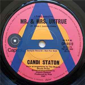 Candi Staton - Mr. & Mrs. Untrue / Too Hurt To Cry mp3
