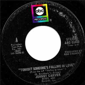 Johnny Carver - Tonight Someone's Falling In Love mp3