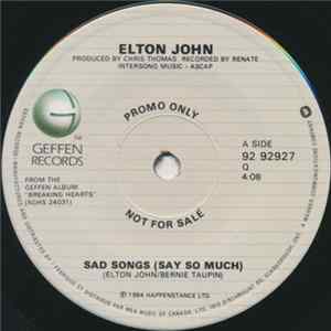 Elton John - Sad Songs (Say So Much) mp3