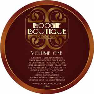 Various - Boogie Boutique Records Volume One mp3