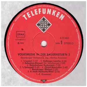 Ebersberger Volksmusik, Markus Krammer - Volksmusik In Der Bauernstub'n 3 mp3